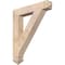 Ekena Millwork Traditional Arts & Crafts Smooth Bracket, Douglas Fir, 3 1/2"W x 22"D x 26"H BKT04X22X26TRA03SDF - alternate 1